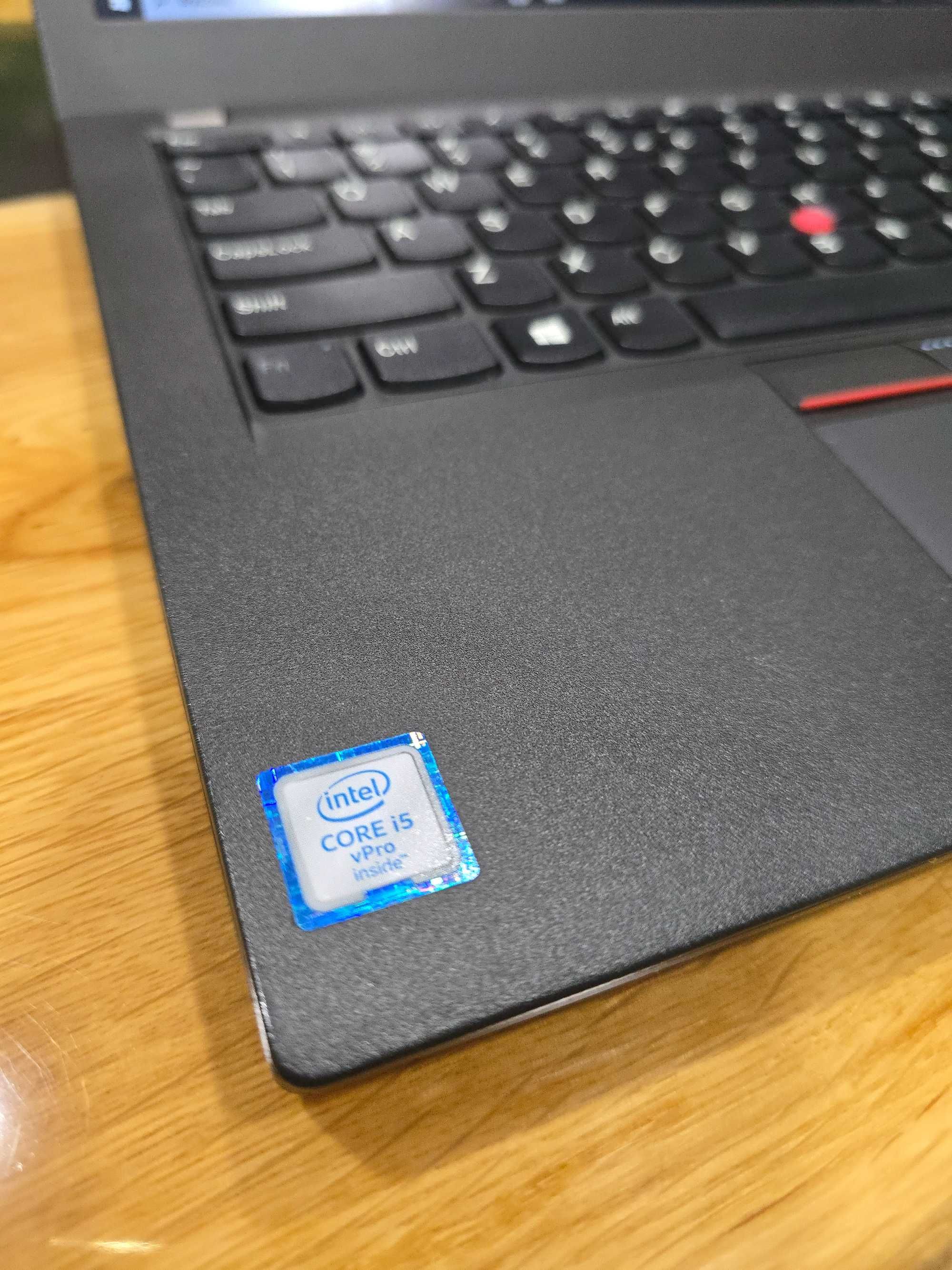 Fajny Zadbany Laptop Lenovo x270 i5/8 RAM/Dysk 240 GB Tanio