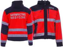Kurtka ratownicza Softshell Basic Fluo North-Wind z odblaskowymi nadru