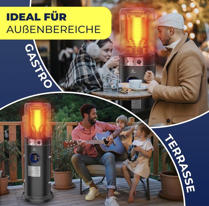 Kesser grzejnik gazowy na taras 10 kw