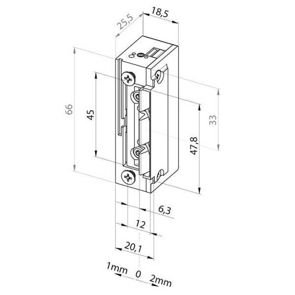 Elektrozaczep Rewersyjny NO Assa Abloy / Eff Eff 138.13 E91 ProFix2