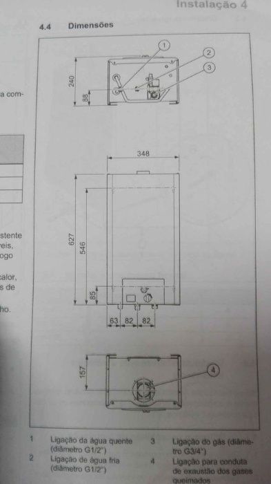 Esquentador marca Vaillant