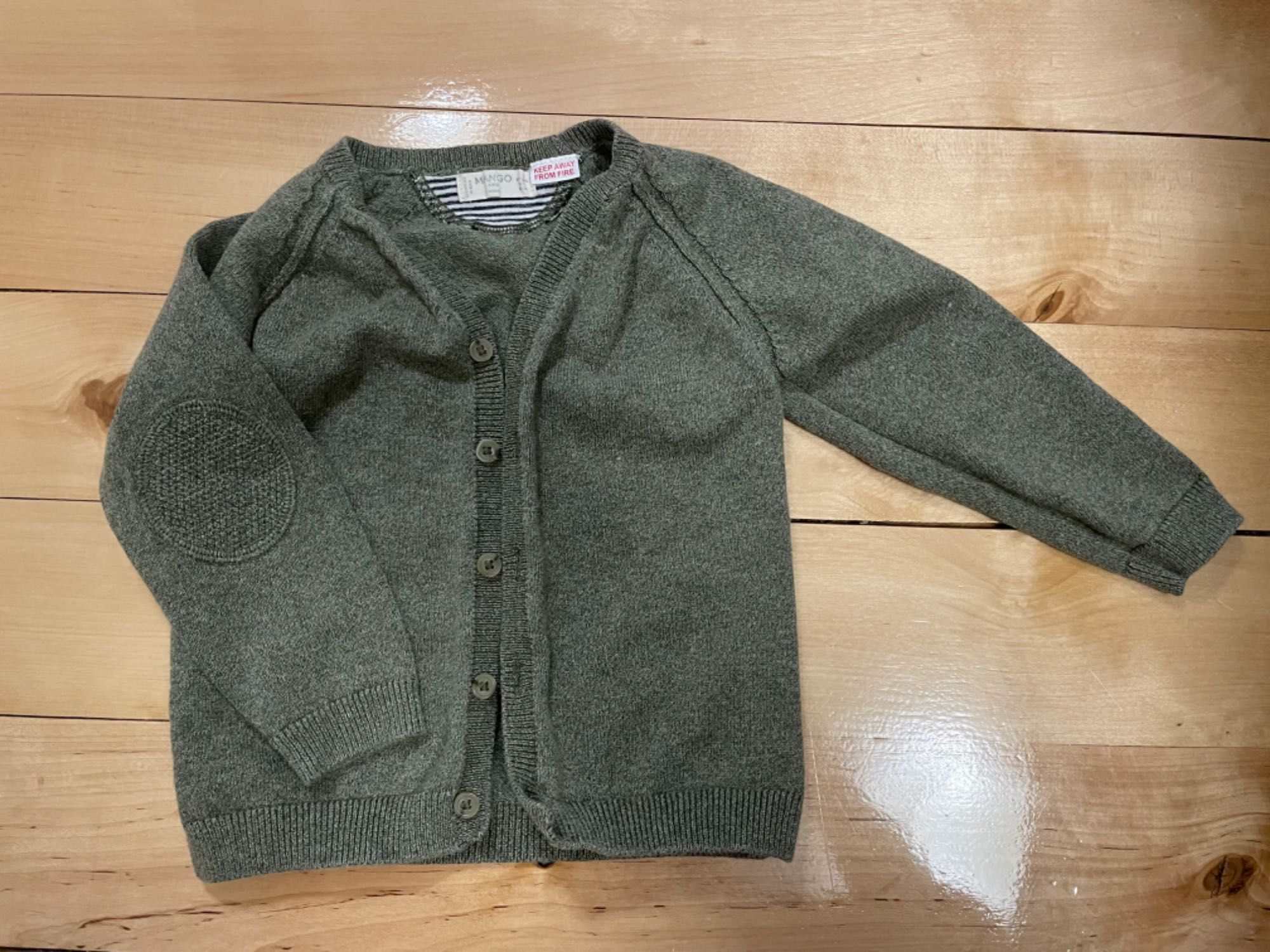 Sweter Mango elegancki łaty 86 92