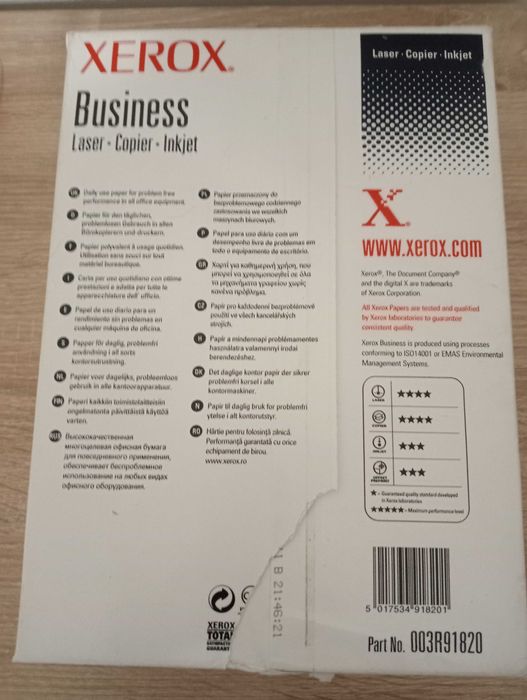 Resma papel Xerox