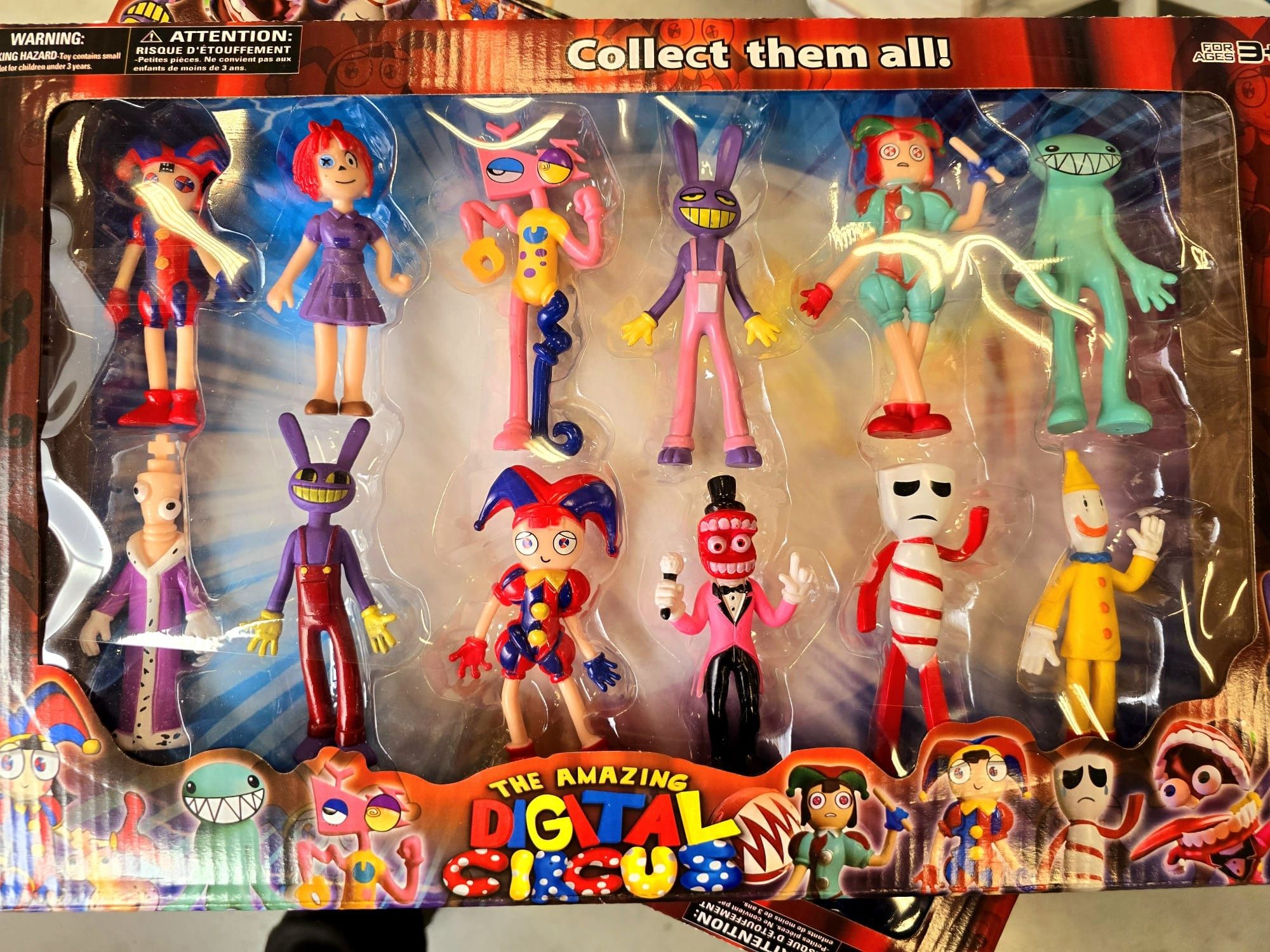 The Amazing Digital Circus nowe figurki dla dzieci