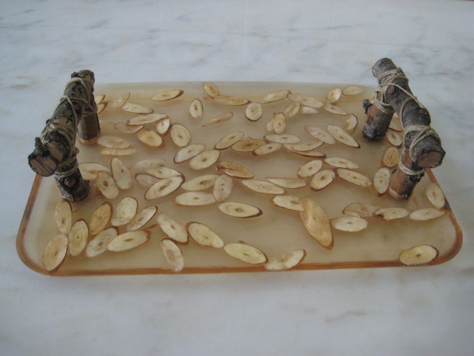 Tabuleiro original artesanato português, anos 90(Nunca Usado)