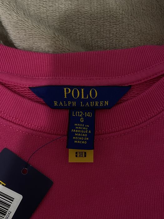 Рожевиф світшот Ralph Lauren Дитячий розмір 12-14 р ідеально на XS-S