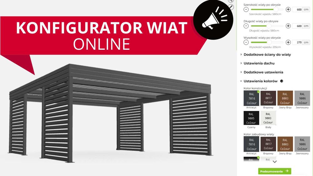 Brama Skrzydłowa 350 cm MODUŁ PEŁNY Bez Prześwitów Antracyt RAL 7016