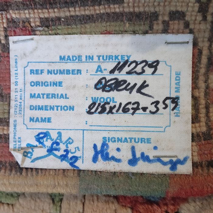 Dywan wełniany ręcznie tkany