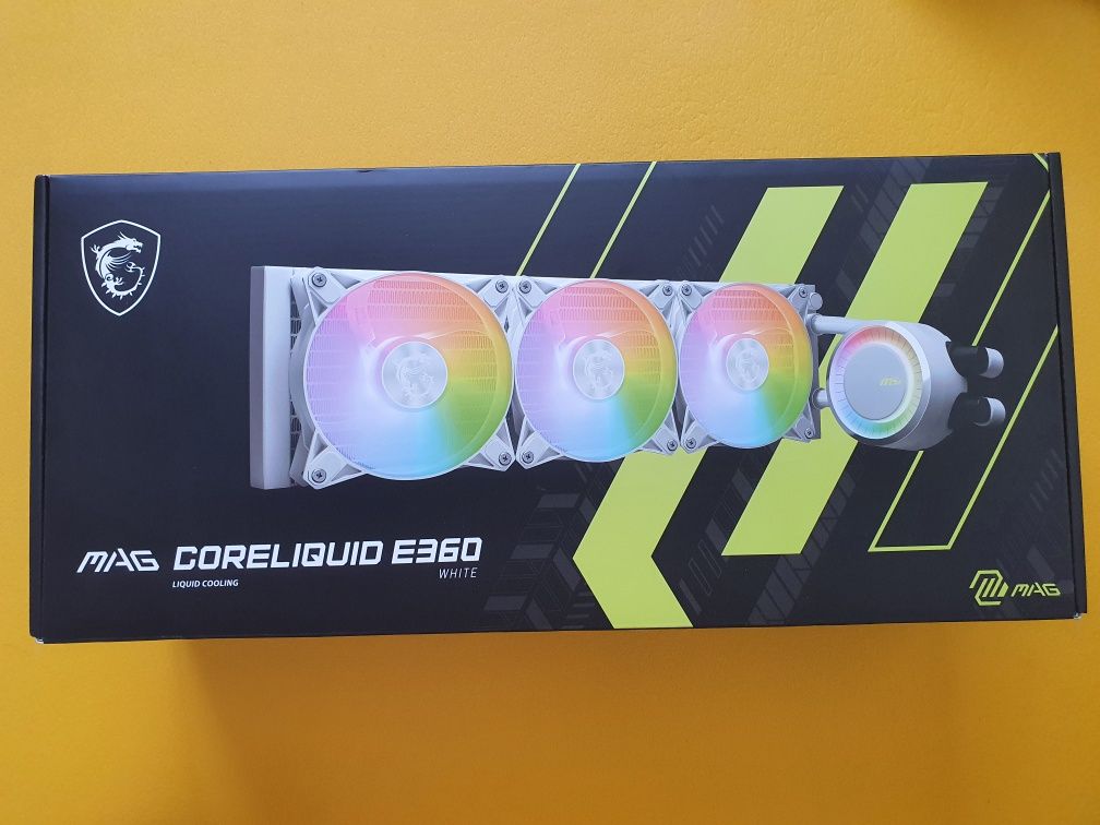 Водяне охолодження MSI MAG CoreLiquid E360 White. Нове, запаковане!