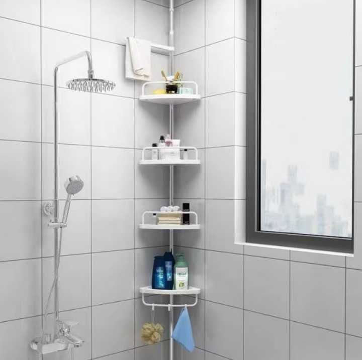 Угловая полка для ванной комнаты стойка стеллаж multi corner shelf