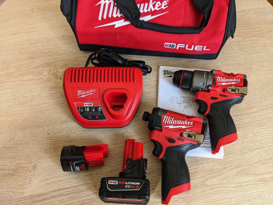 Milwaukee M12 FUEL 3497-22 набір безщітковий шуруповерт + імпакт