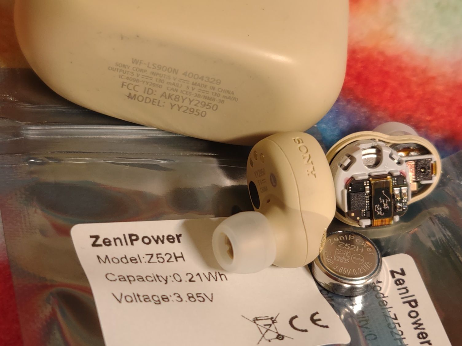 Z52H ZeniPower (CP1240)  Аккумулятор (ремонт WF-LS900N Linkbuds S)