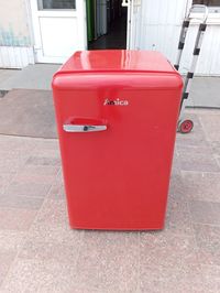 Холодильник Amica красный под ретро высота 87см из Германии гарантия