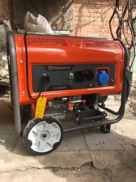 Генератор бензиновий Husqvarna G5500P потужність 5,5 кВт