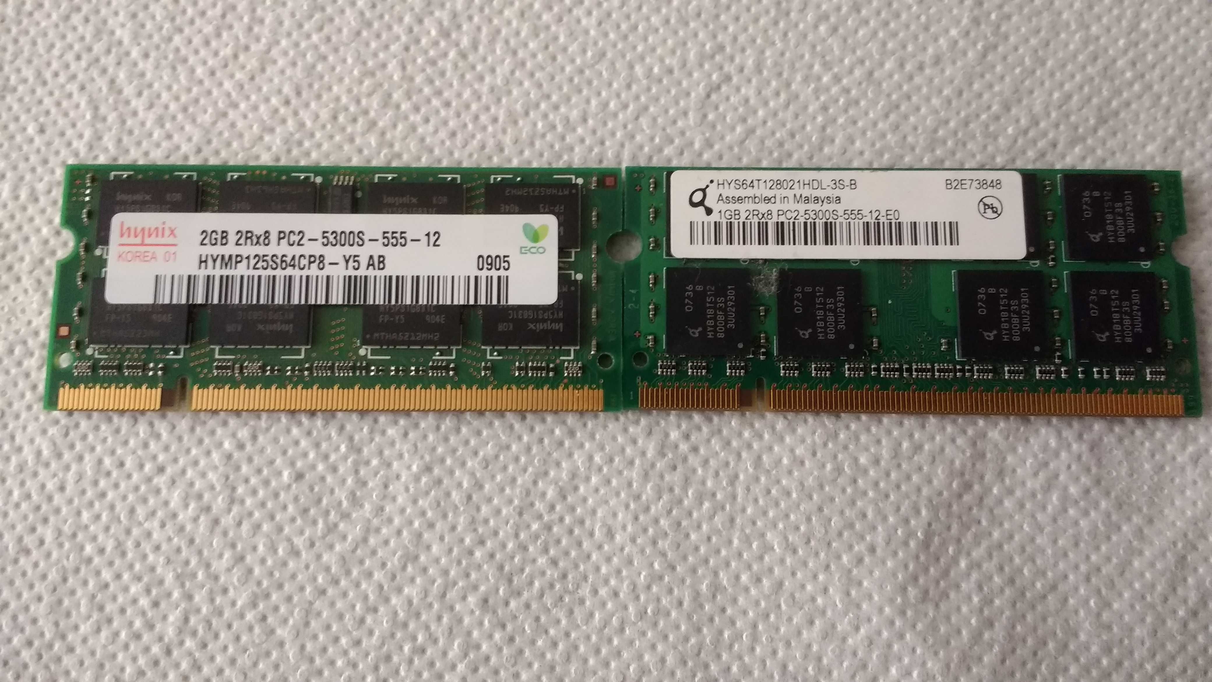 Память DDR2 sodimm для Ноутбука Dell XPS M1330, XPS M1730 б/у.