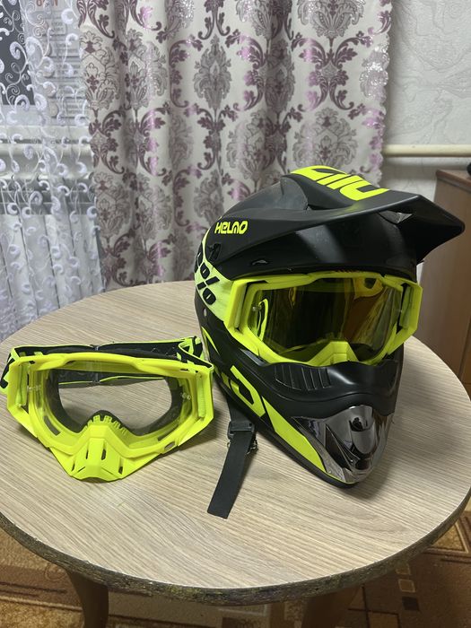 шлем крос эндуро