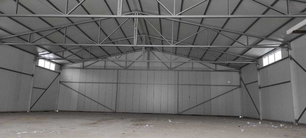 Безкаркасні та каркасні Ангари ПІД КЛЮЧ Склади, Цехи Сендвіч Панелі