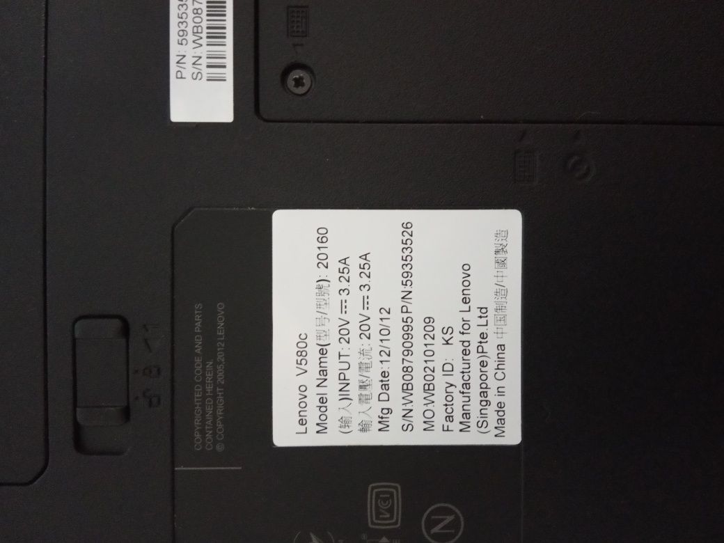 Ноутбук Lenovo V580 c в отличном состоянии