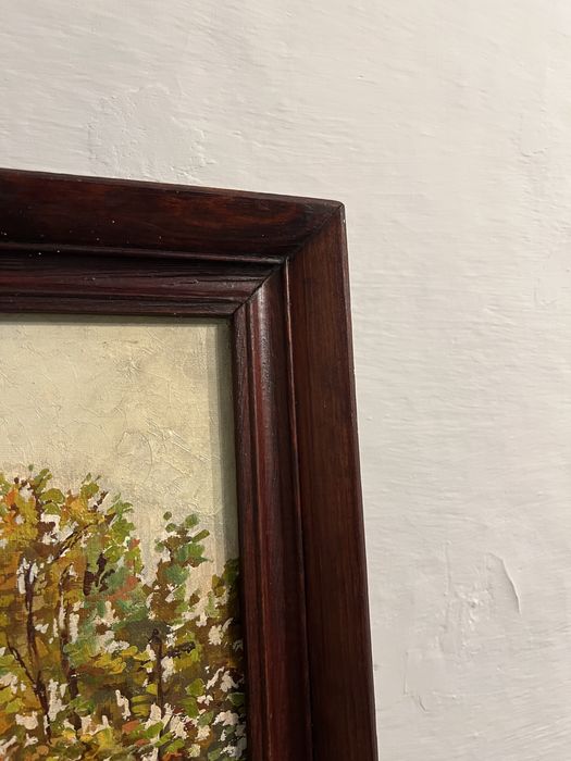 Piękny obraz olejny obrazek Natura