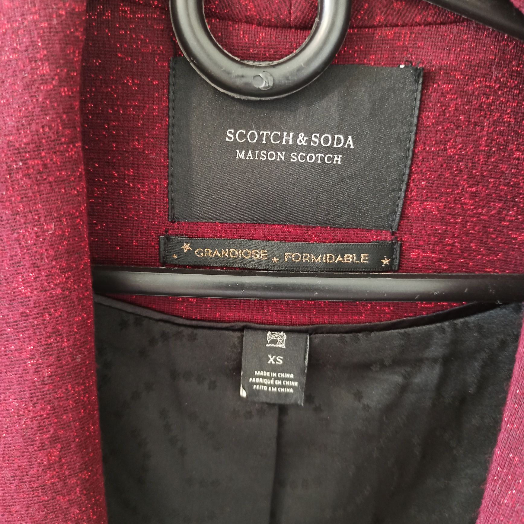 Жакет новий scotch&soda розмір xs+ брошка у подарунок