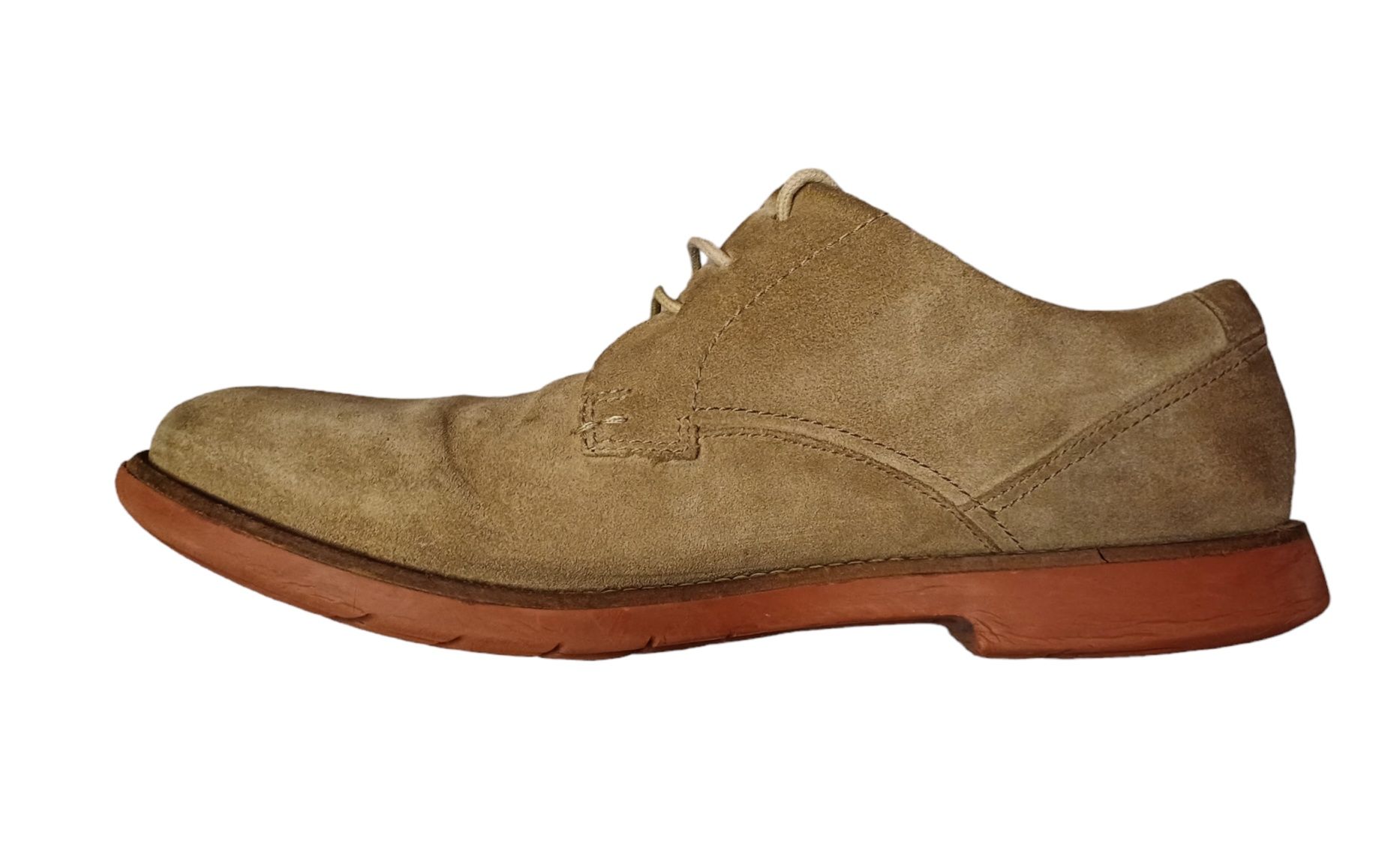 Buty męskie zamszowe Clarks rozmiar 44