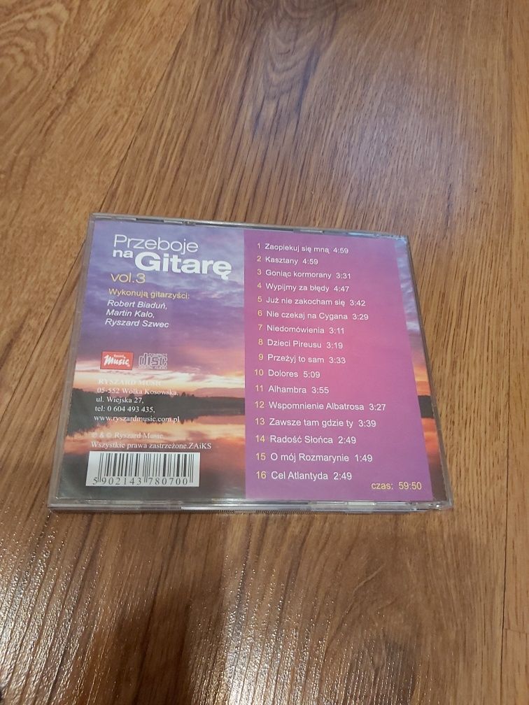 Sprzedam płyta cd przeboje na gitarę