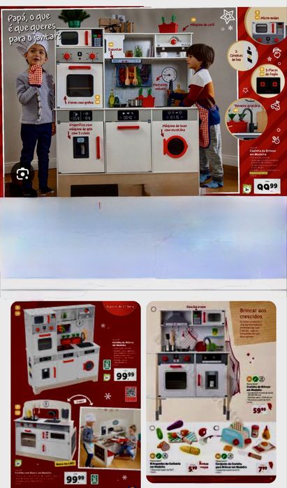 Cozinha usada de madeira de brincar do Lidl para crianças