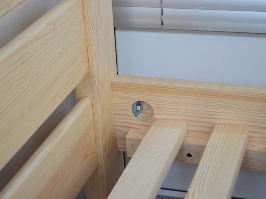 Ліжко Двоспальне Дерев'яне 140х200 Річ / Кровать из дерева