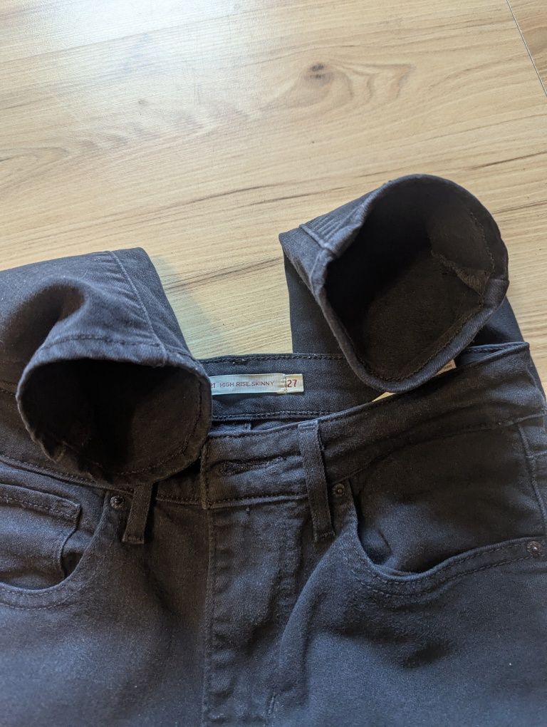 Spodnie jeansowe Jeansy Levi's Levis High Rise Skinny 721 27