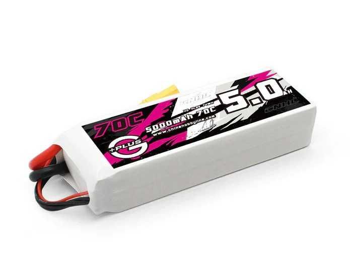 Акумулятор CNHL G+Plus 5000mAh 14.8V 4S 70C Lipo з XT90