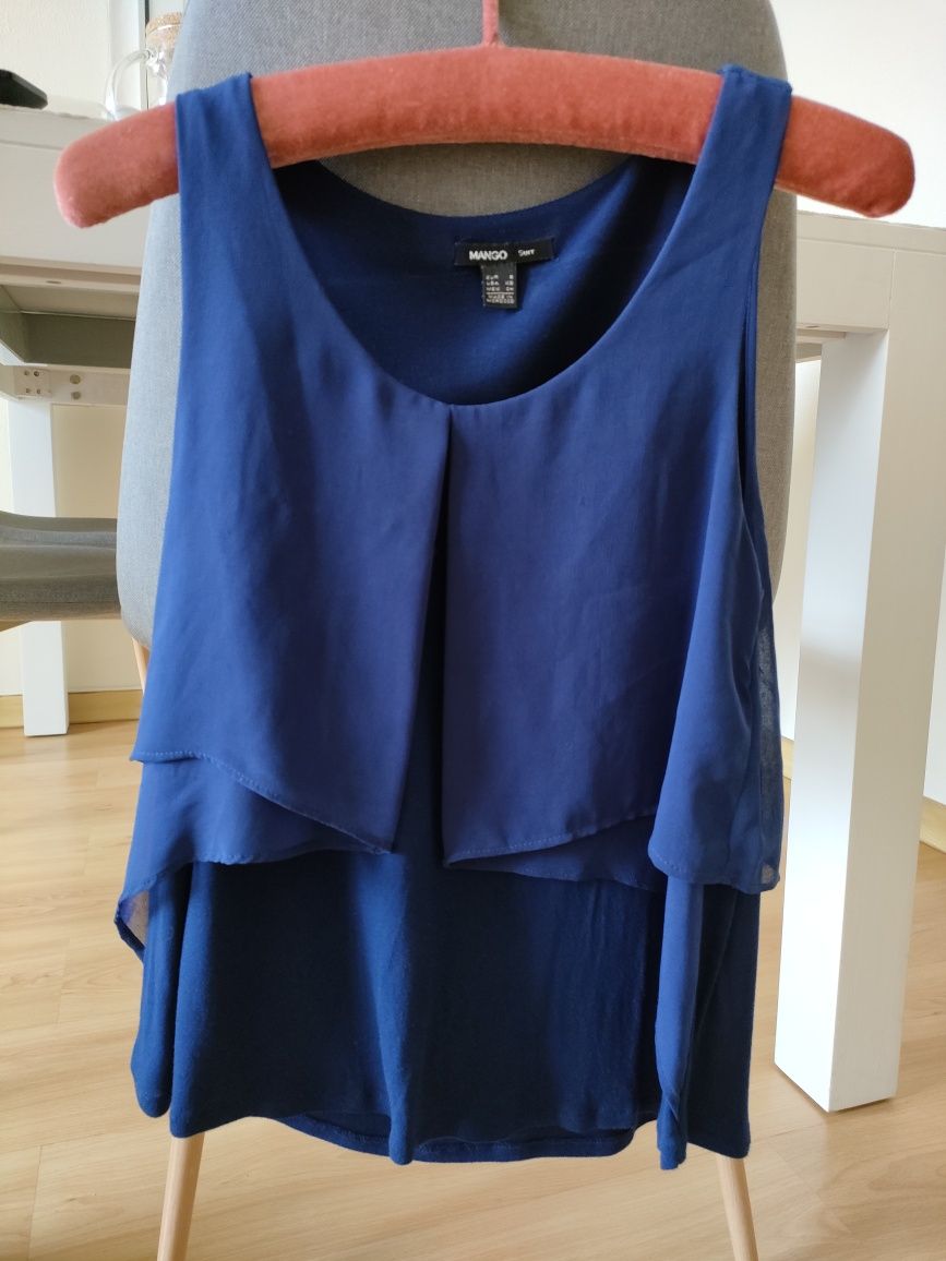 Top Mango Suit azul