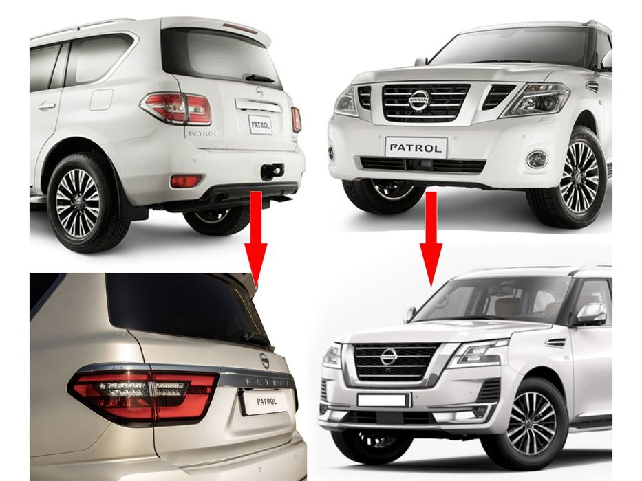 Nissan Patrol Y62 Комплект рестайлінгу в 2024 рік (рестайлінг)Нісан