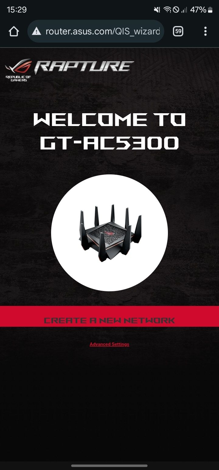 Бездротовий маршрутизатор (роутер)  AiMesh ASUS ROG Rapture GT-AC5300