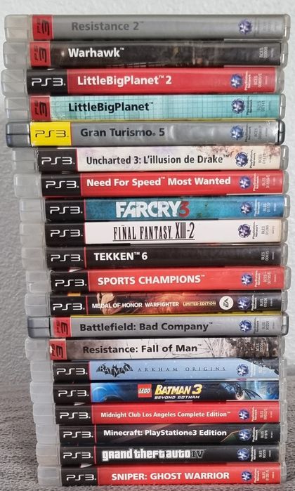 Lote Jogos PS3 Playstation 3, a partir de 5€ por unidade