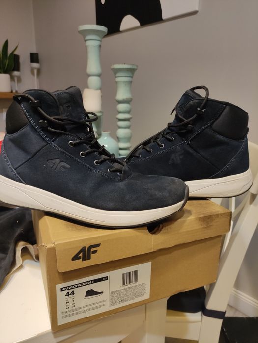 Buty 4f granatowy zamsz 44