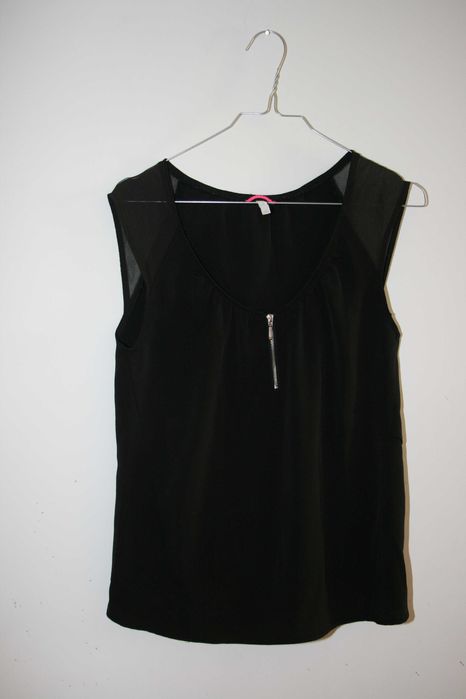 Blusa Alças Transparentes Bershka