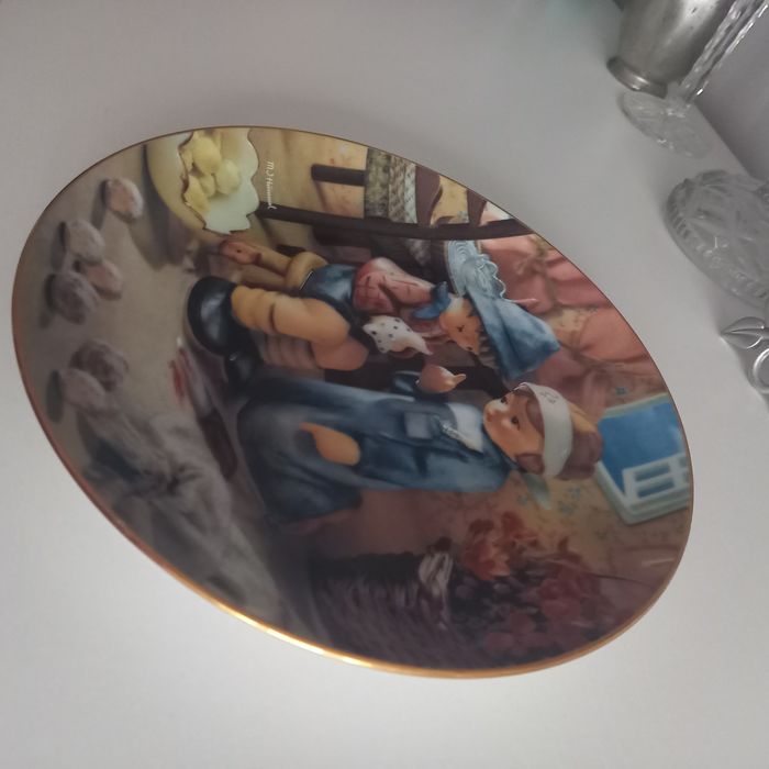 Rarytas talerz Hummel Plate Collection porcelanowy dzieci talerzyk
