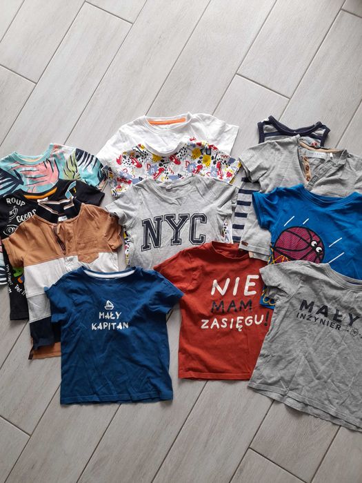 Ubranka chłopięce 92-110 smyk h&m