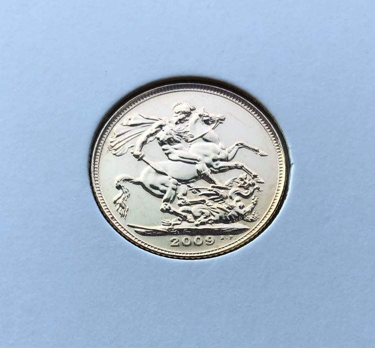 Moeda libra de ouro 2009 (gold sovereign)