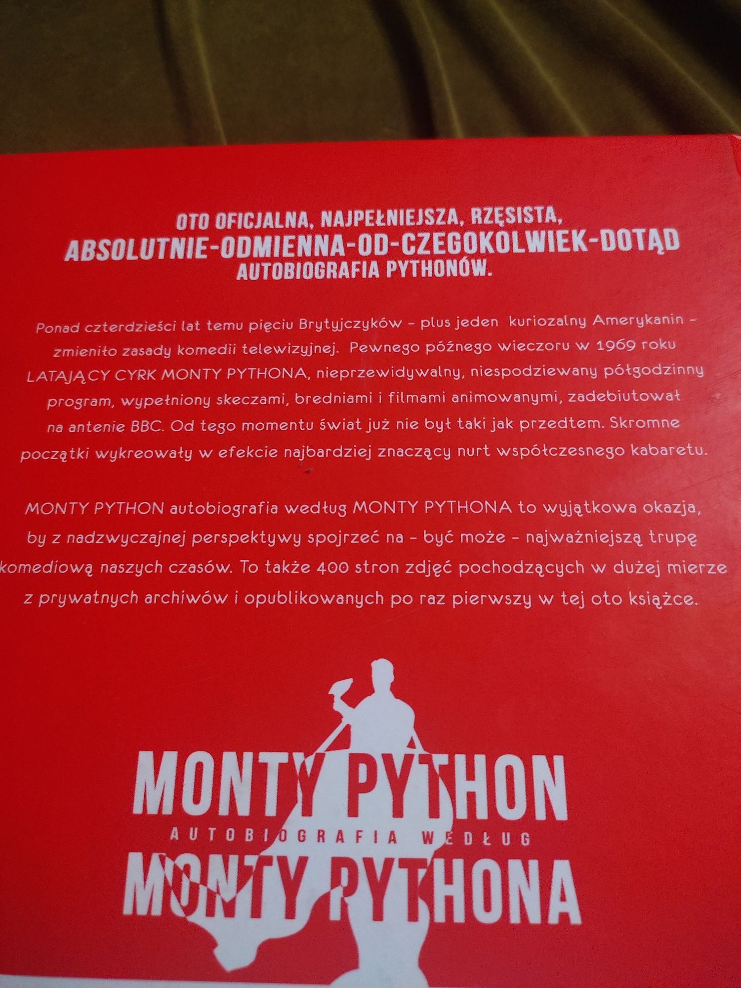 Monty Python autobiografia według Monty Pythona nowa książka