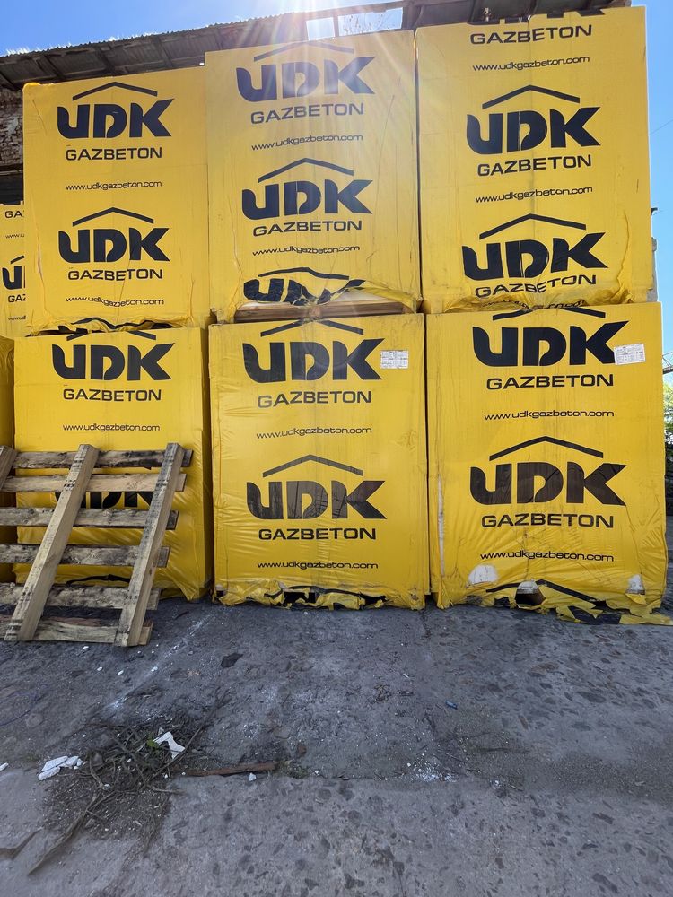 Акция клей в подарок Газобетон,UDK, ЮДК, Услуги экскаватора