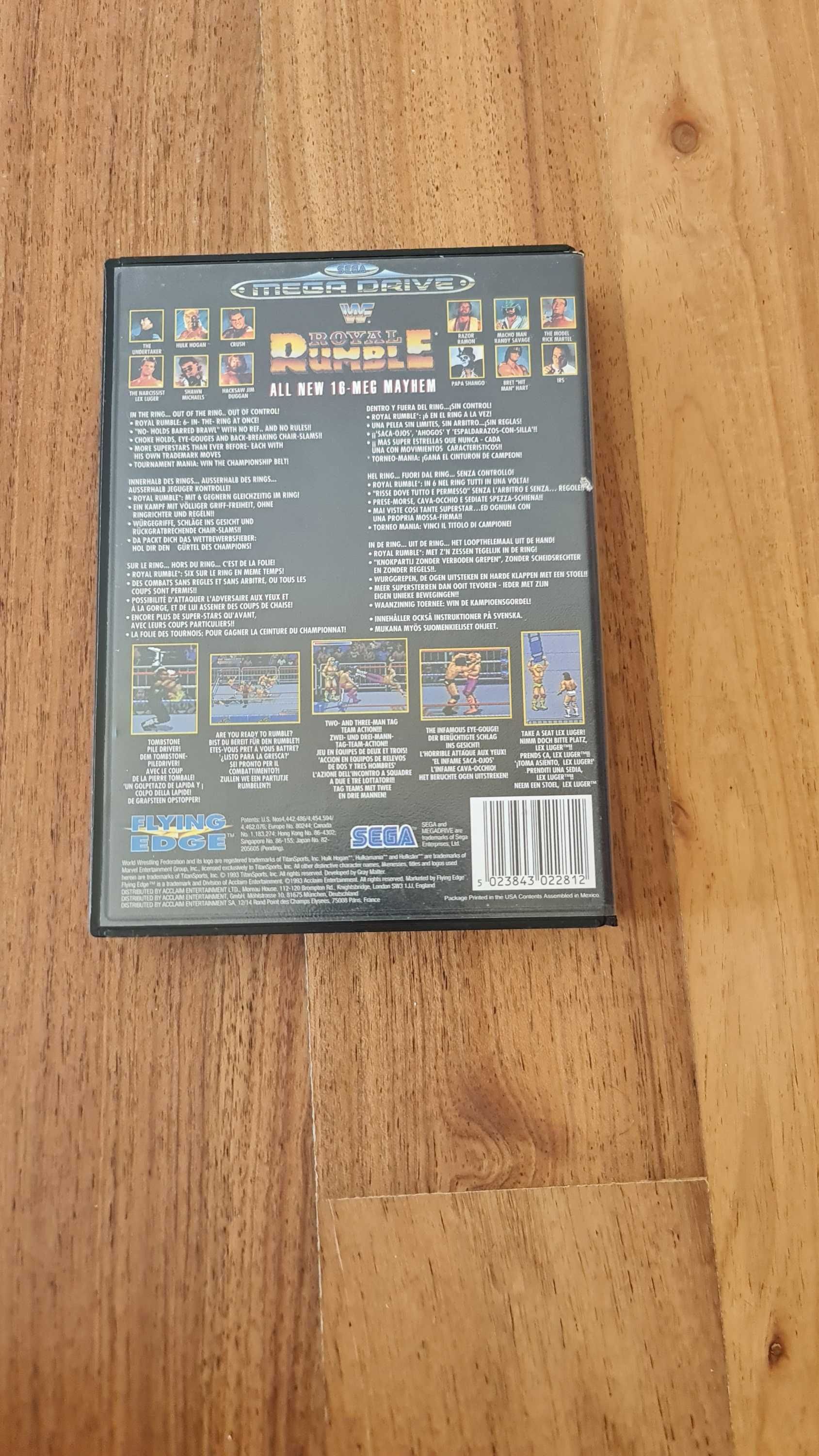 Royal Rumble (completo)  - MEGADRIVE