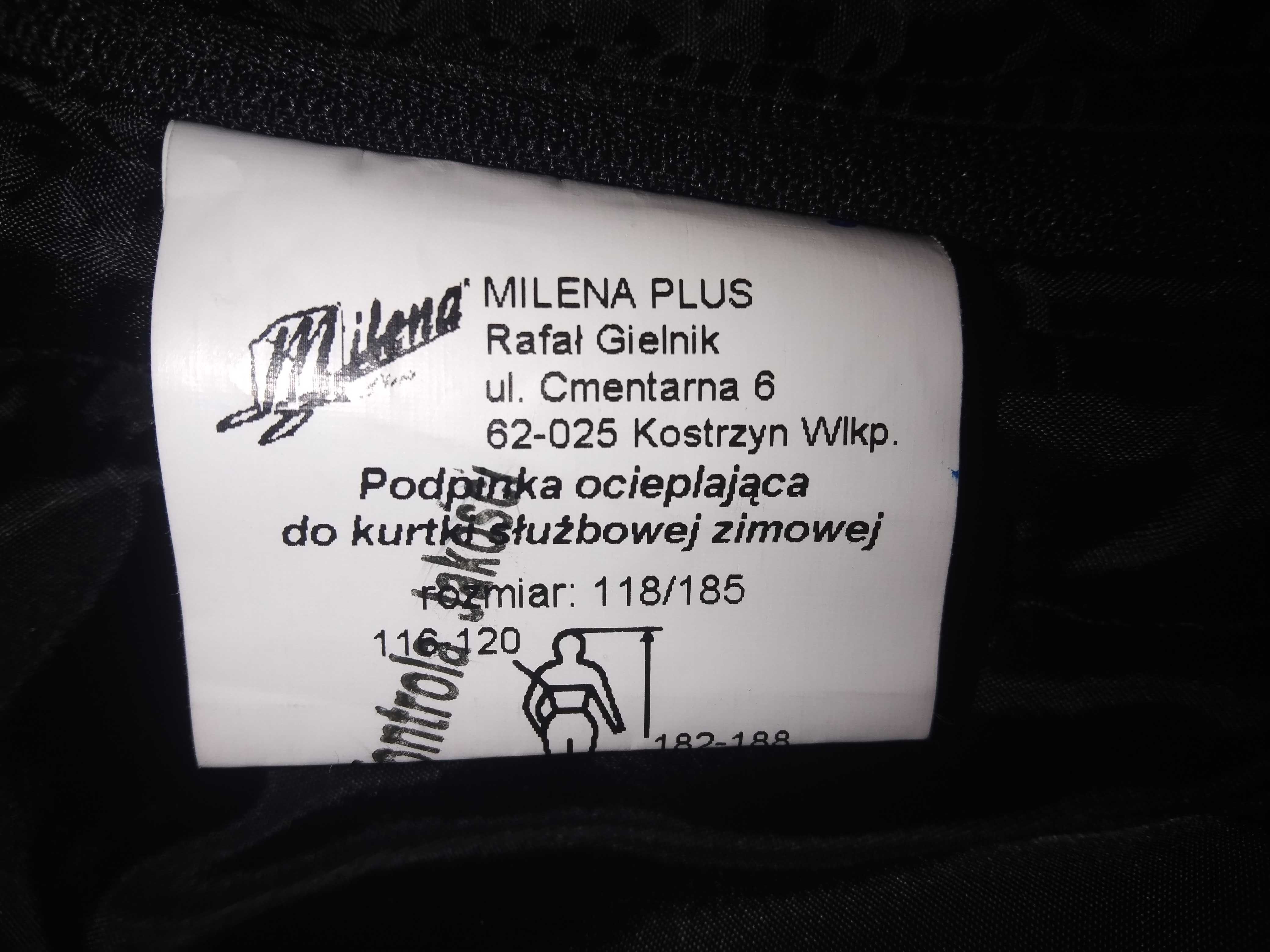 Kurtka służbowa zimowa Policja