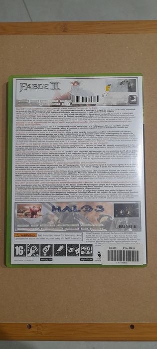 Gry Fable II oraz Halo 3 XBOX360