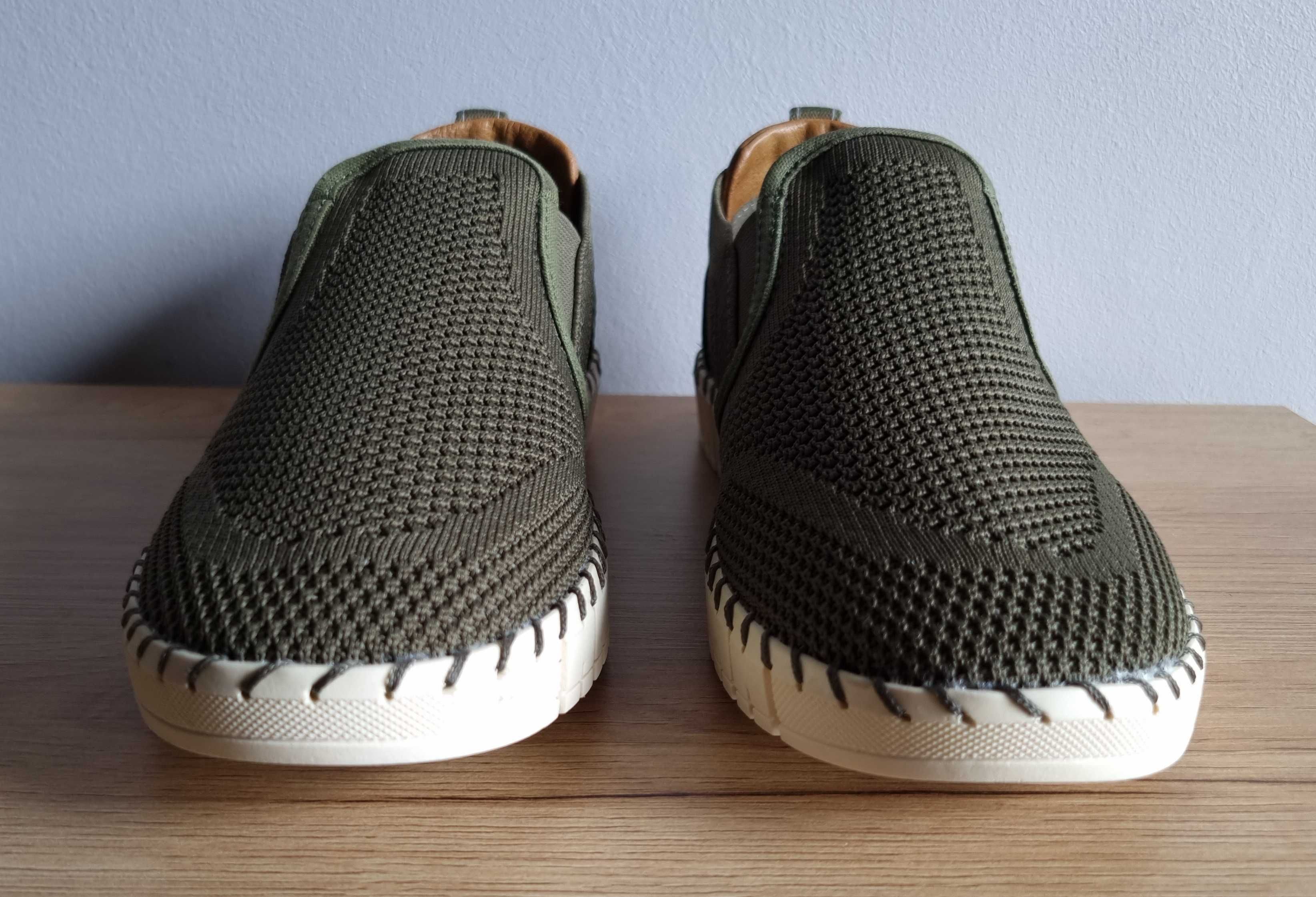 Damskie buty MUSTANG 1379.401 Loafersy Sneakersy slip-on wsuwane 39