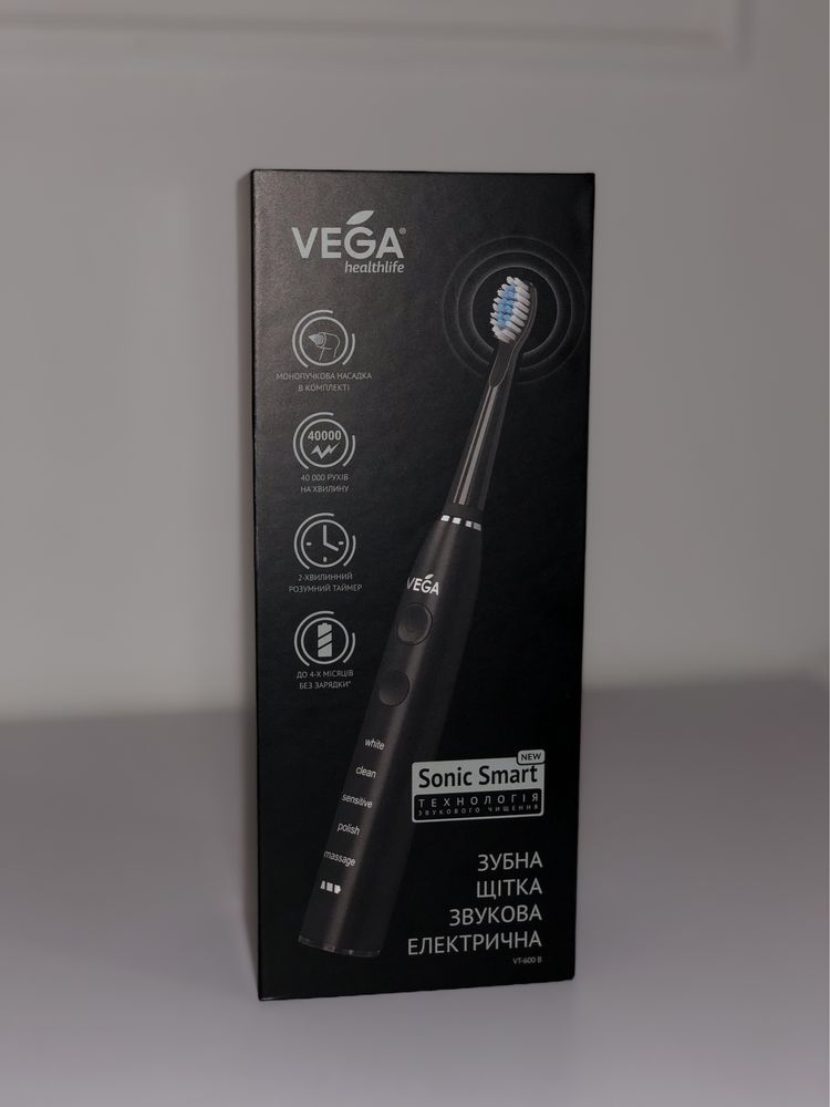 Електрична зубна щітка Vega VT-600 B