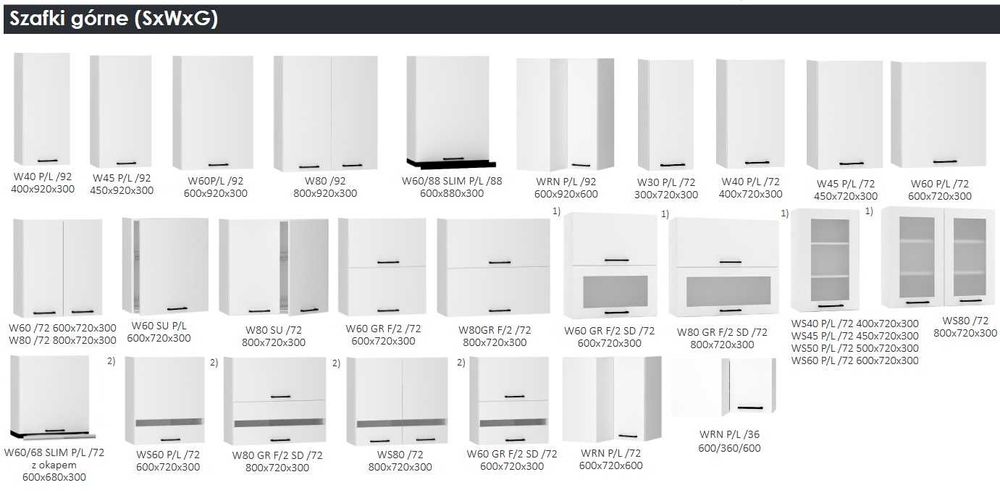 Meble kuchenne IRMA - FOLIA