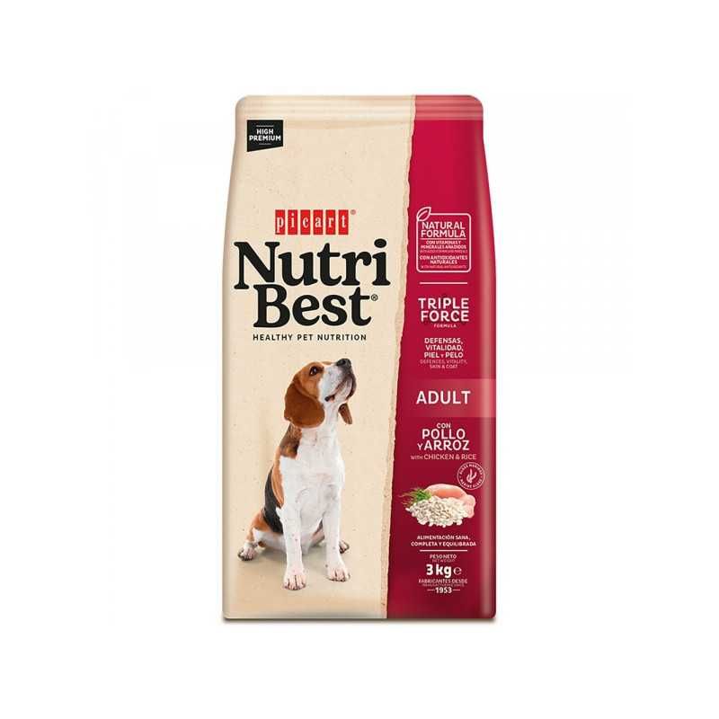 Ração Adult Chicken & Rice 15Kg NutriBest PORTES INCLUÍDOS
