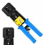 Zaciskarka do wtyków modularnych RJ45 RJ12 RJ11 SOLIDNA STALOWA