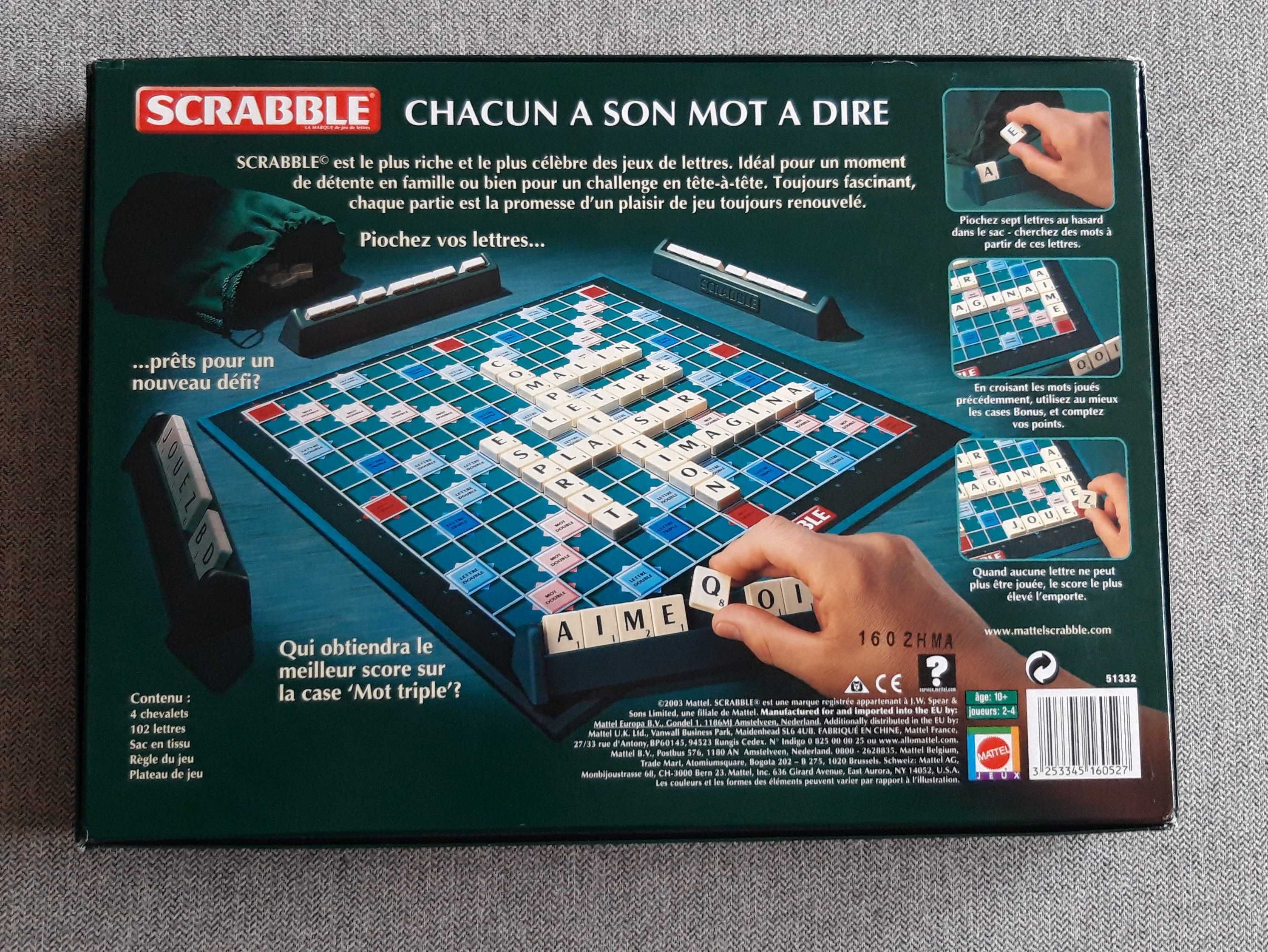 Jogo SCRABBLE - Artigo NOVO.